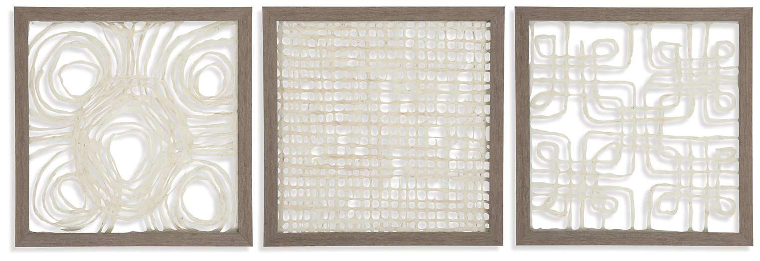 Odella Wall Decor (Set of 3) Half Price Furniture