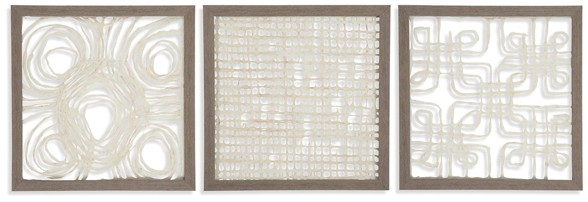 Odella Wall Decor (Set of 3) Half Price Furniture