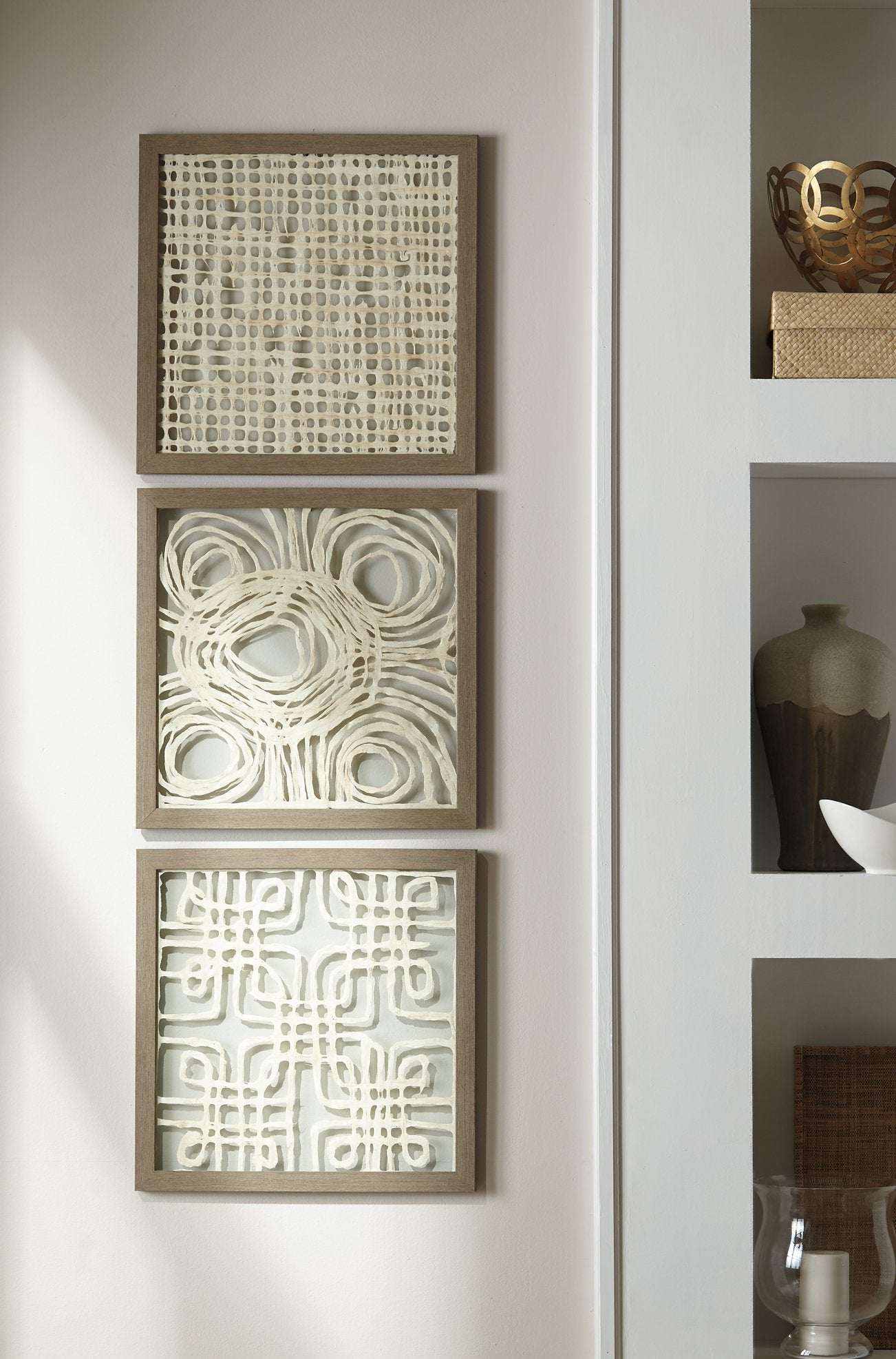 Odella Wall Decor (Set of 3) Half Price Furniture