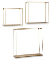 Efharis Wall Shelf (Set of 3) Half Price Furniture