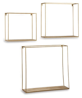 Efharis Wall Shelf (Set of 3) Half Price Furniture