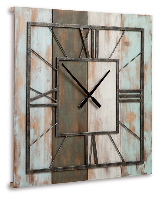 Perdy Wall Clock  Half Price Furniture