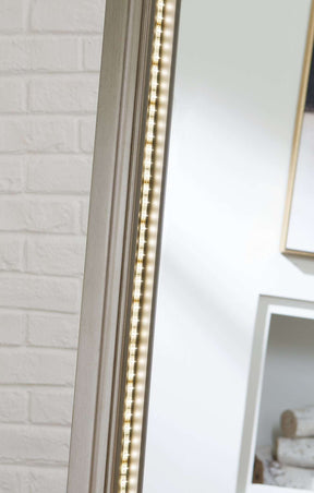 Evesen Floor Standing Mirror with Storage - Mirror - Half Price Furniture