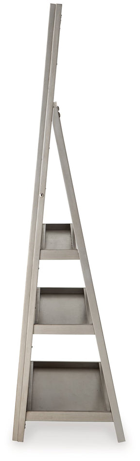 Evesen Floor Standing Mirror with Storage - Mirror - Half Price Furniture