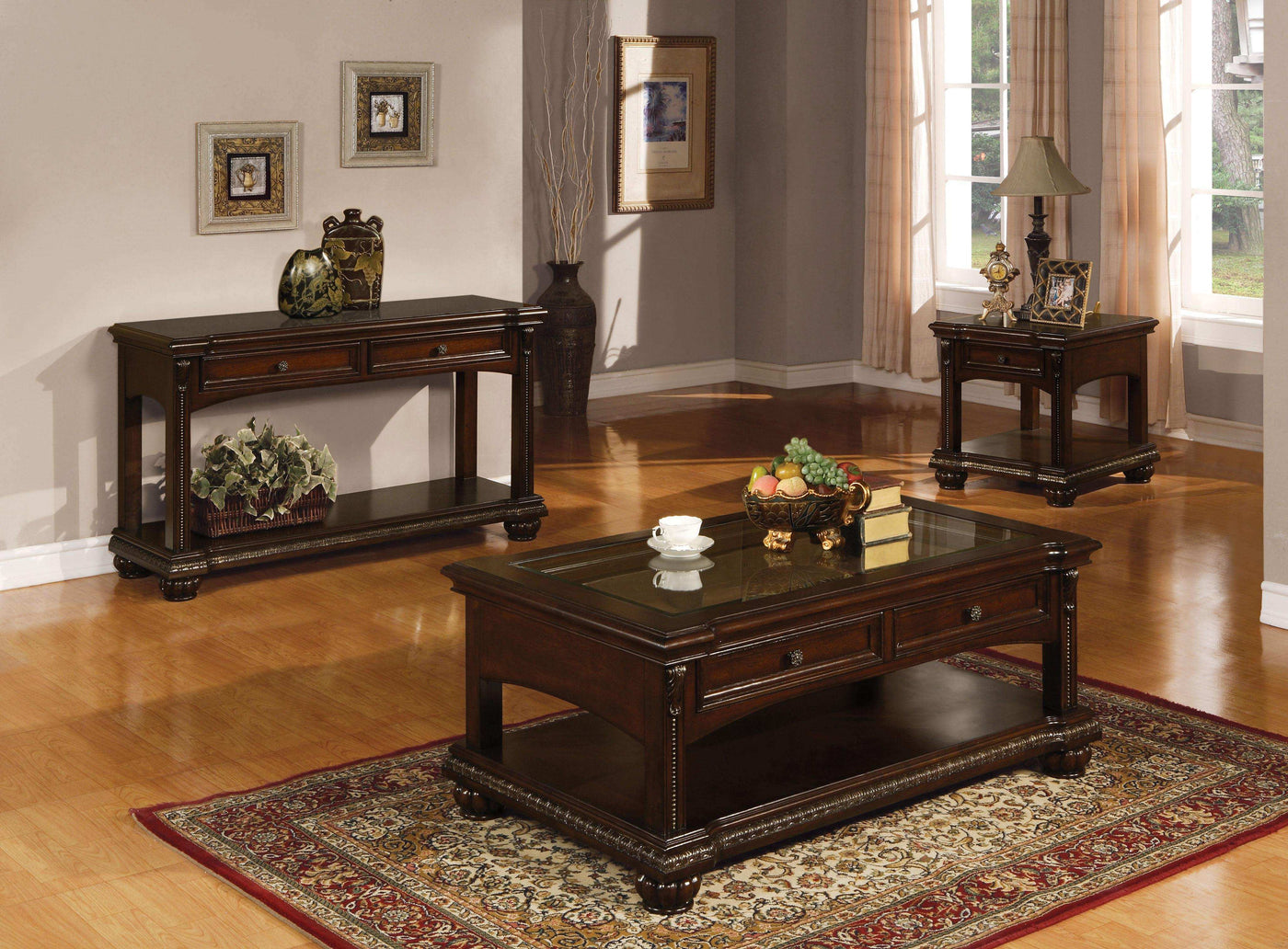 Anondale Cherry Coffee Table - Half Price Furniture