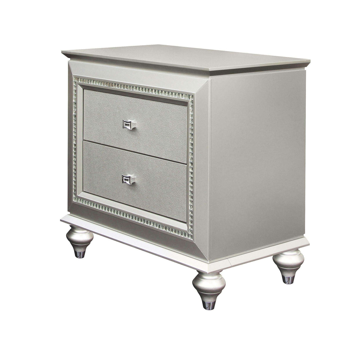 Kaitlyn Champagne Nightstand - Half Price Furniture