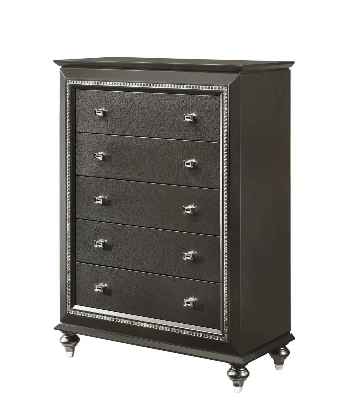 Kaitlyn Metallic Gray Chest Half Price Furniture