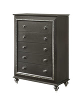 Kaitlyn Metallic Gray Chest Half Price Furniture