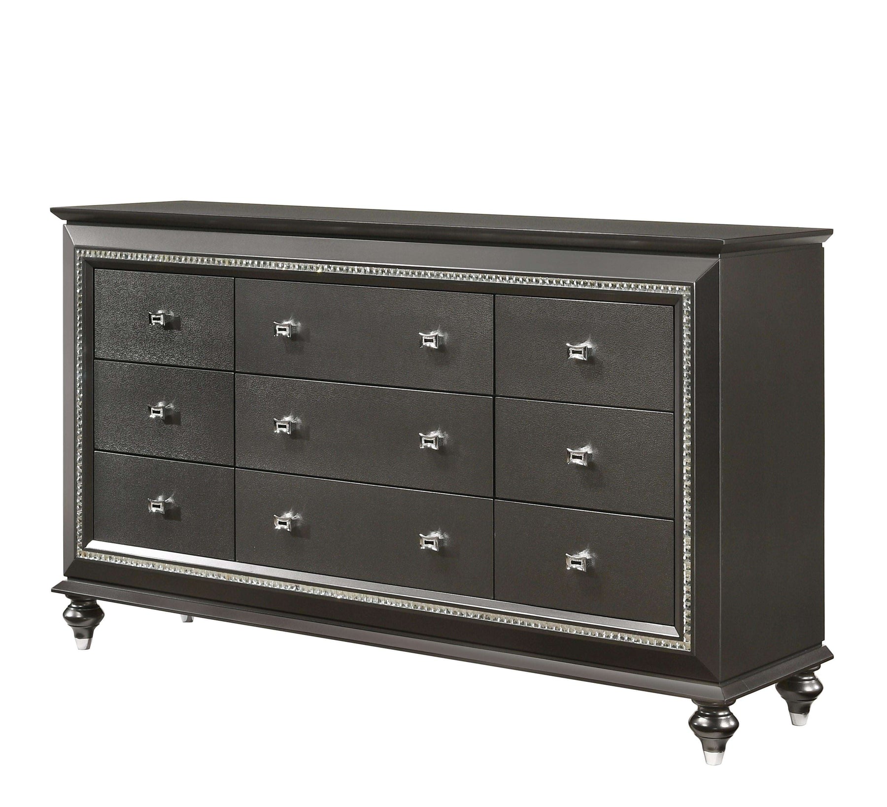 Kaitlyn Metallic Gray Dresser - Half Price Furniture