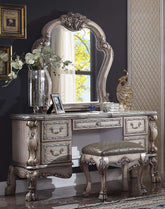 Dresden Vintage Bone White Vanity Desk - Half Price Furniture