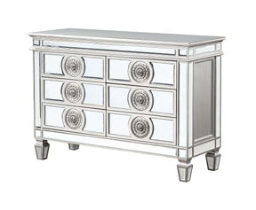 Varian Mirrored & Antique Platinum Server - Half Price Furniture