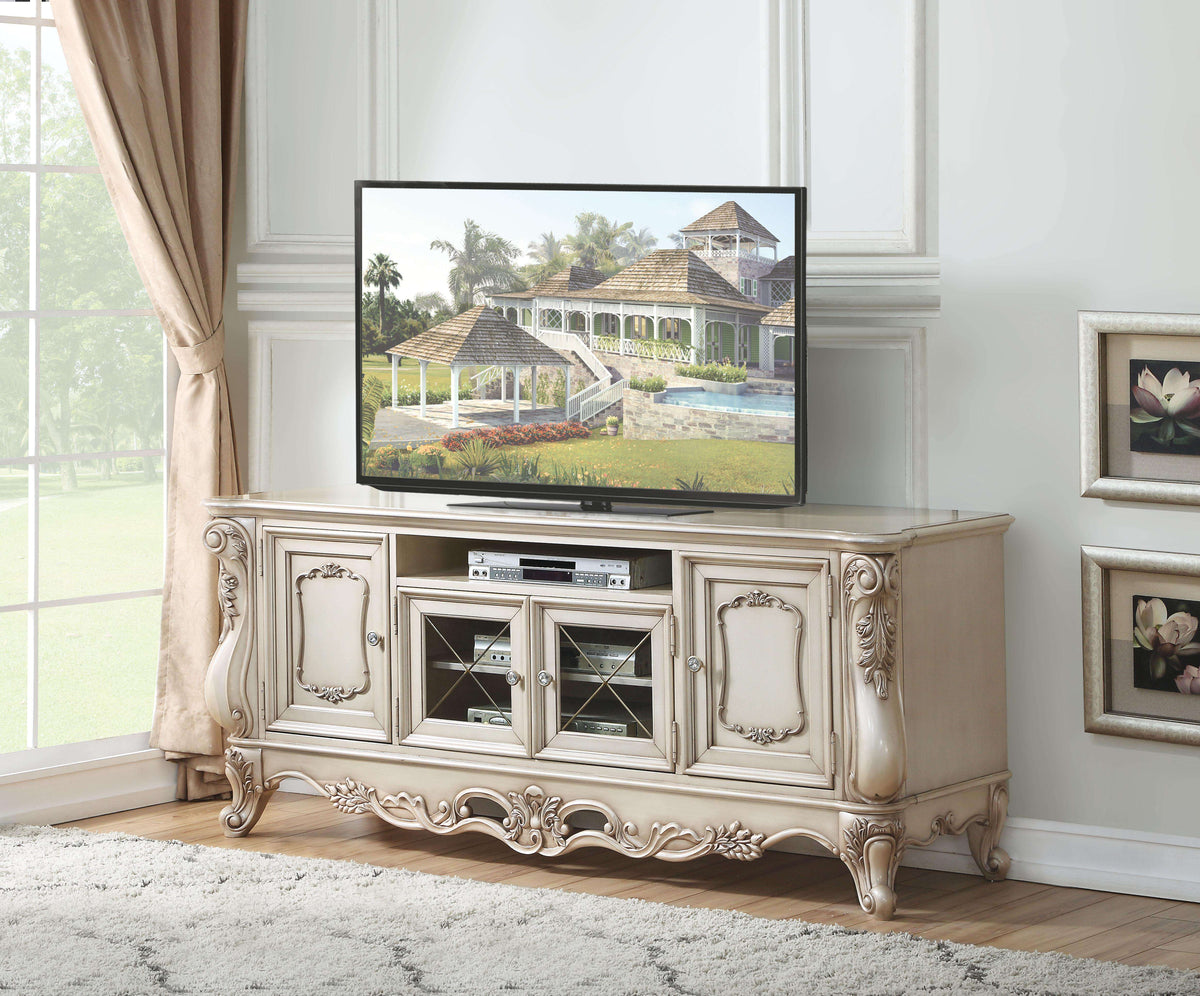 Gorsedd Antique White TV Stand - Half Price Furniture