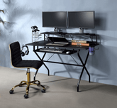 Hartman Black Computer Desk - Half Price Furniture