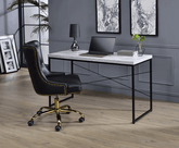 Jurgen Antique White & Black Desk - Half Price Furniture