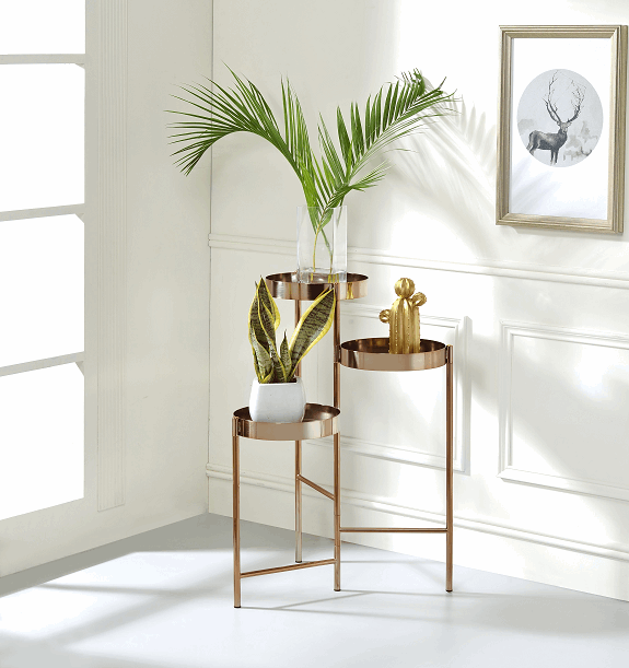 Namid Gold Plant Stand Half Price Furniture