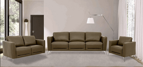 Malaga Leather 3-Piece Living Room Set - Half Price Furniture