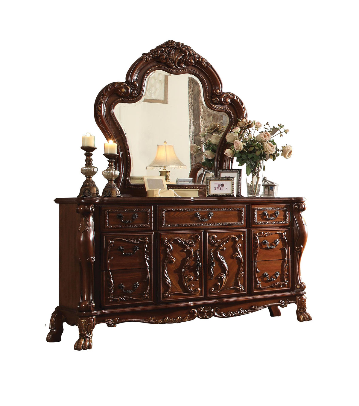 Dresden Cherry Oak Dresser Half Price Furniture