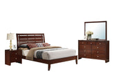 Ilana Brown Cherry Queen Bed Half Price Furniture