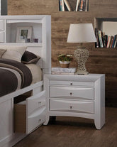 Ireland White Nightstand Half Price Furniture
