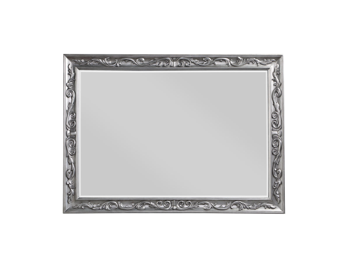 Leonora Vintage Platinum Mirror Half Price Furniture