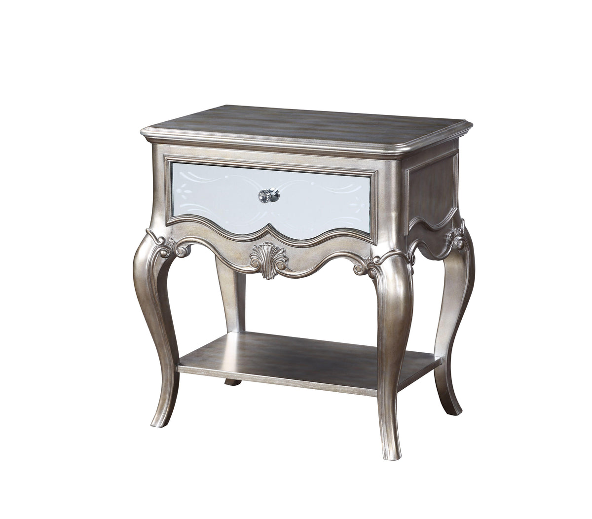 Esteban Antique Champagne Nightstand (1 Drw) Half Price Furniture