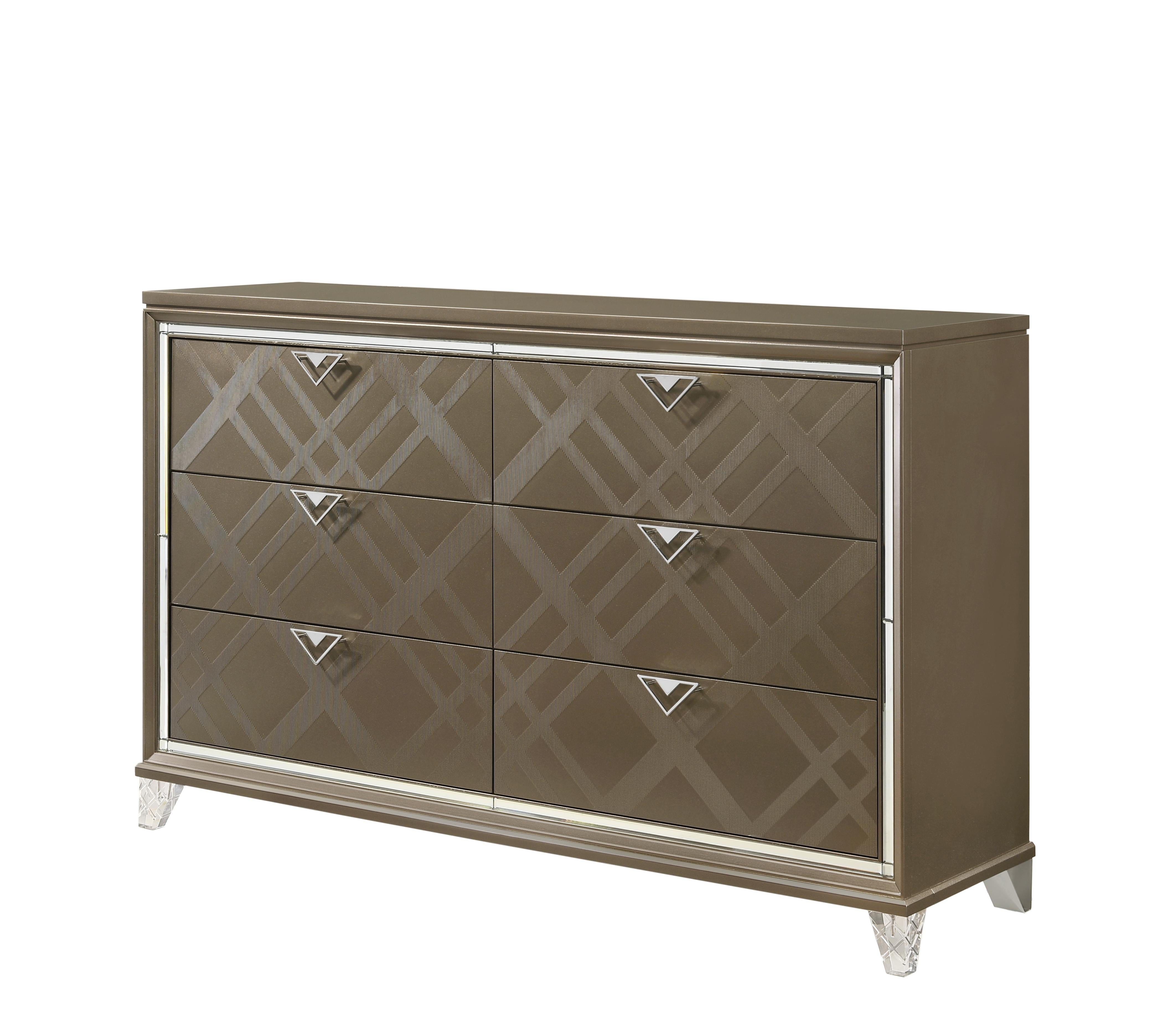 Acme Skylar Dark Champagne Dresser Acme Skylar Dark Champagne Dresser