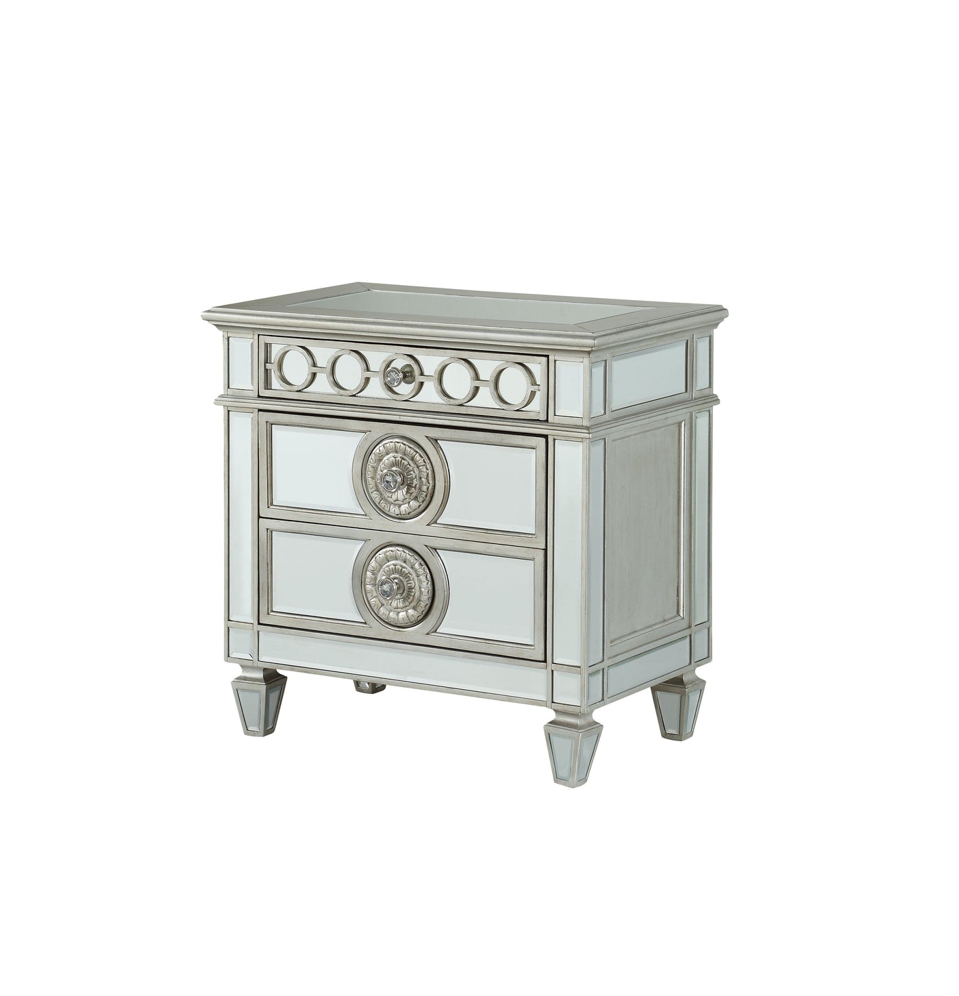 Varian Mirrored Nightstand Half Price Furniture