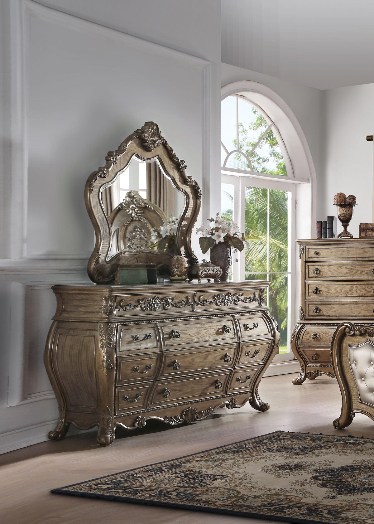 Ragenardus Vintage Oak Dresser Half Price Furniture
