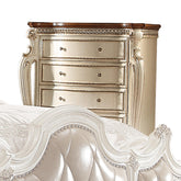Picardy Antique Pearl & Cherry Oak Chest Half Price Furniture