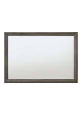 Escher Gray Oak Mirror Half Price Furniture