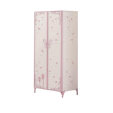 Priya II White & Light Purple Armoire Half Price Furniture