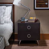 Elms Espresso Accent Table Half Price Furniture
