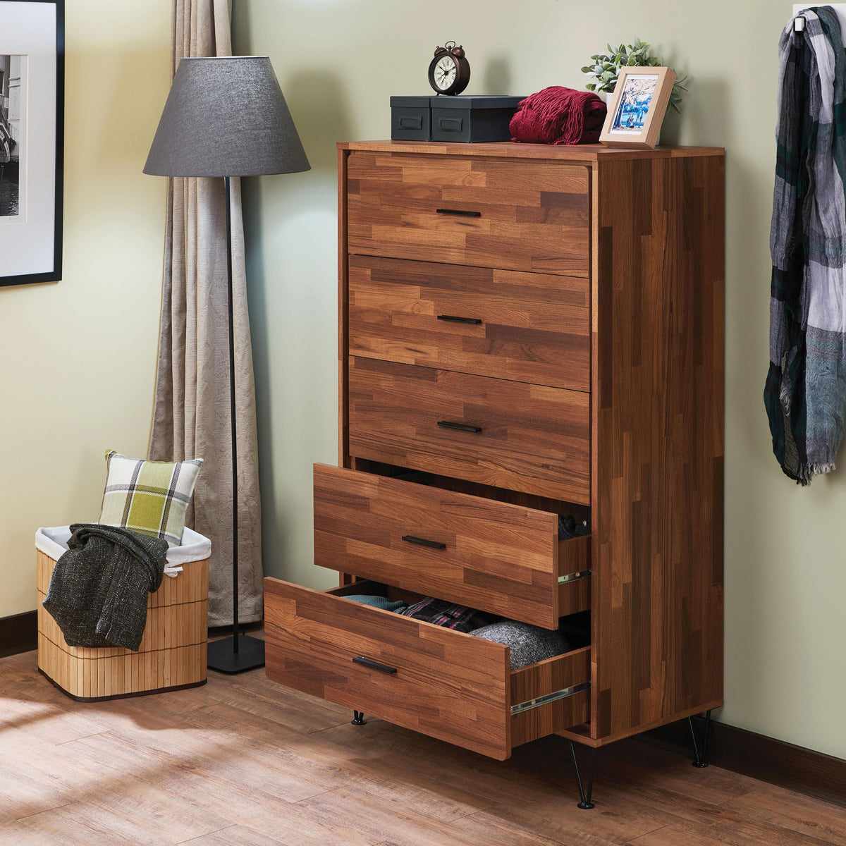 Deoss Walnut Chest Half Price Furniture
