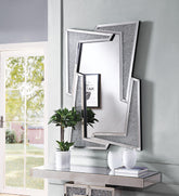 Noralie Mirrored & Faux Diamonds Wall Decor Half Price Furniture