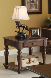 Acme Farrel End Table in Walnut 82746 Half Price Furniture