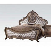 Acme Ragenardus Queen Bed in Vintage Oak 26310Q Half Price Furniture