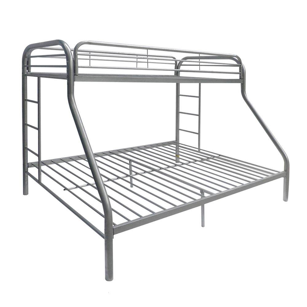 Tritan Silver Bunk Bed (Twin XL/Queen)  Las Vegas Furniture Stores
