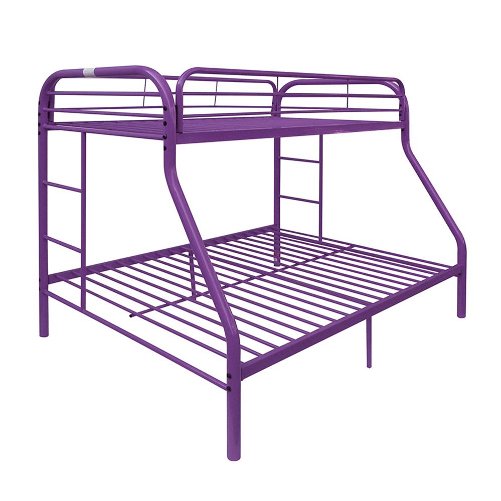 Tritan Purple Bunk Bed (Twin/Full)  Las Vegas Furniture Stores