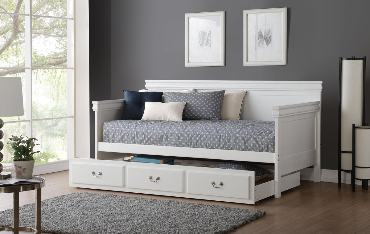 Bailee White Daybed (Twin Size)  Las Vegas Furniture Stores
