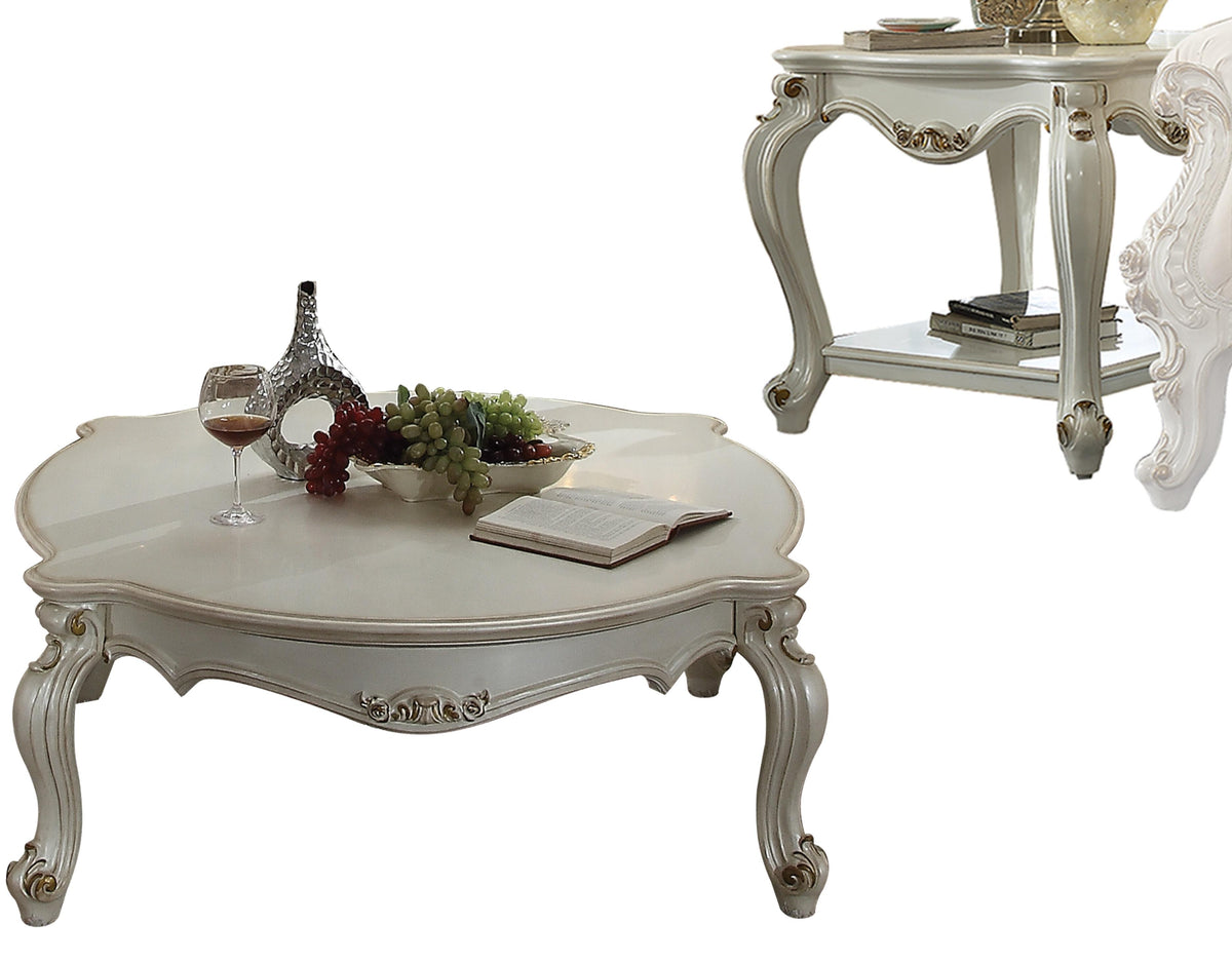 Picardy Antique Pearl Coffee Table - Half Price Furniture