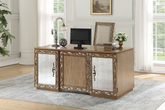 Orianne Antique Gold Desk Orianne Antique Gold Desk Half Price Furniture