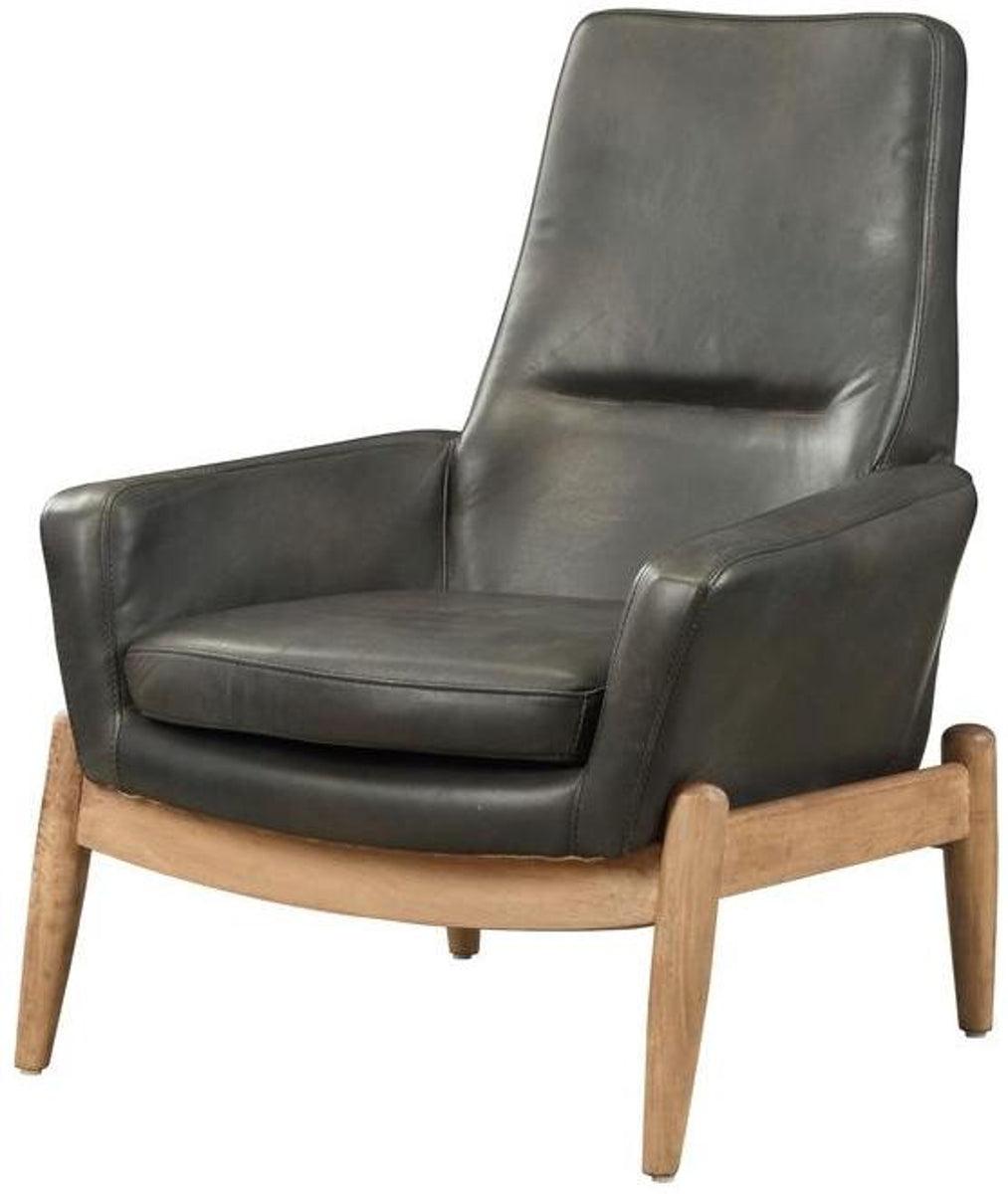 Acme Dolphin Accent Chair in Black 59533  Las Vegas Furniture Stores