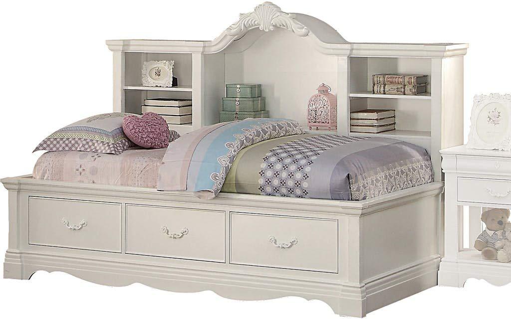 Acme Estrella Youth Daybed w/Storage in White 39150  Las Vegas Furniture Stores