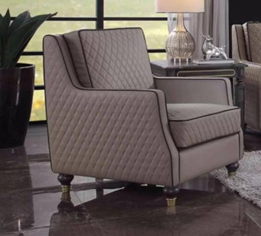 Acme Furniture House Marchese Living Room Chair in Brown 58862  Las Vegas Furniture Stores