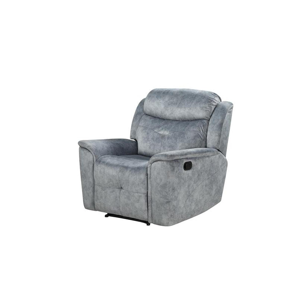 Acme Furniture Mariana Recliner in Silver Gray 55032  Las Vegas Furniture Stores