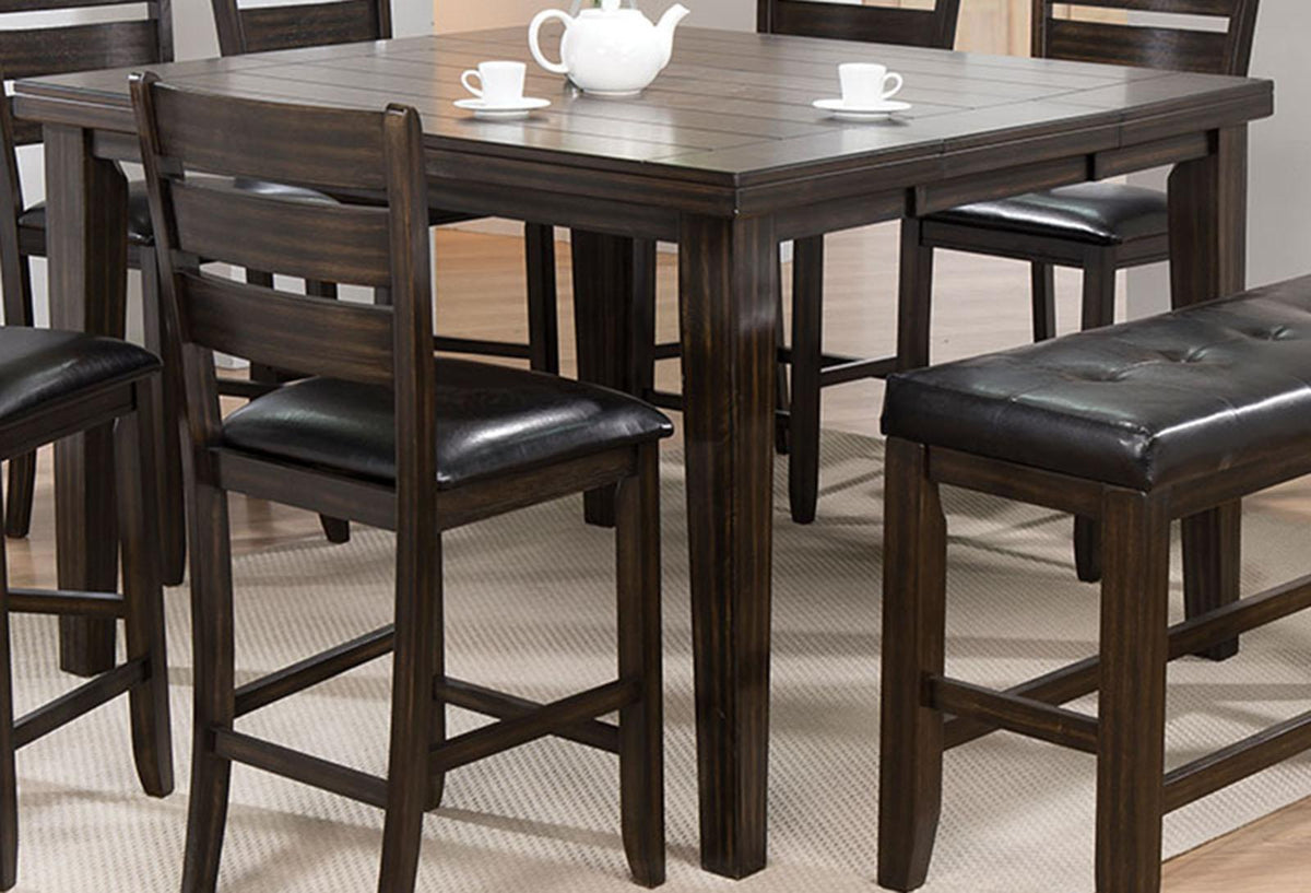 Acme Furniture Urbana Counter Height Table in Espresso 74630  Las Vegas Furniture Stores