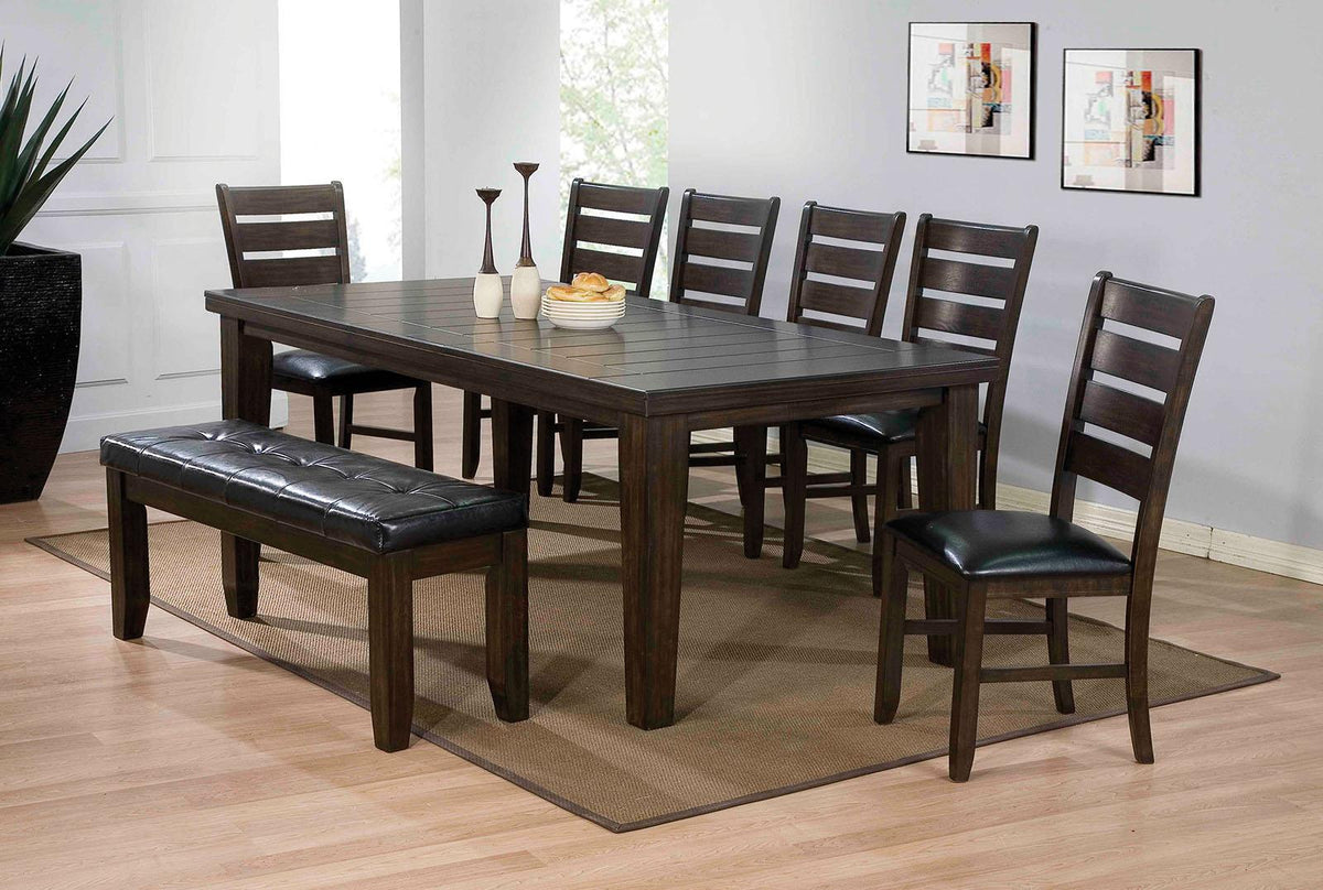 Acme Furniture Urbana Rectangular Dining Table in Espresso 74620  Las Vegas Furniture Stores