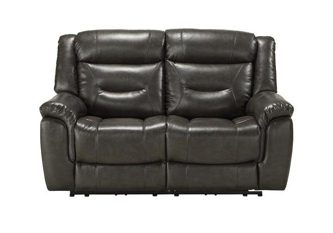 Acme Imogen Power Motion Loveseat in Gray Leather-Aire 54806  Las Vegas Furniture Stores