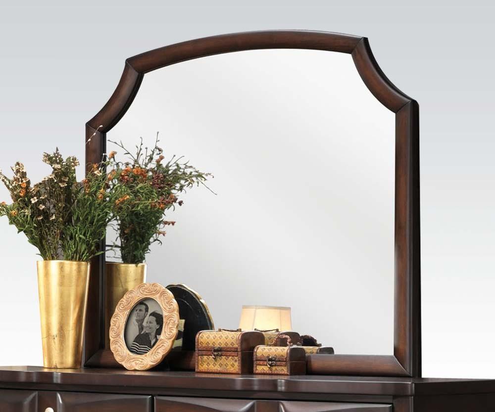 Acme Lancaster Landscape Mirror in Espresso 24574  Las Vegas Furniture Stores