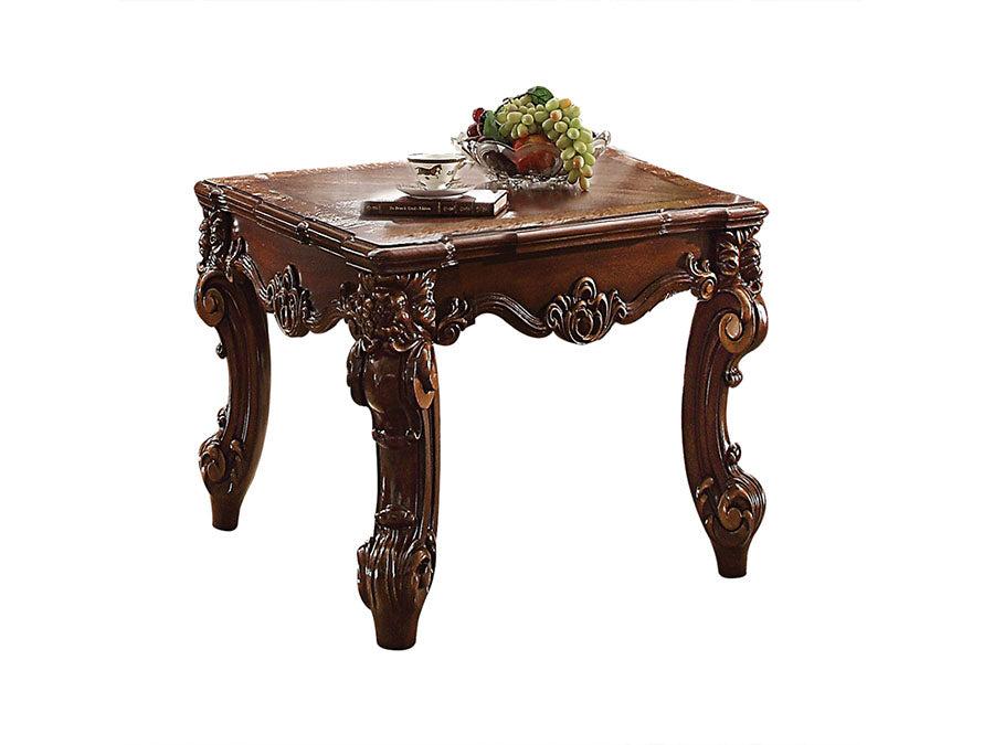 Acme Vendome End Table in Cherry 83131  Las Vegas Furniture Stores